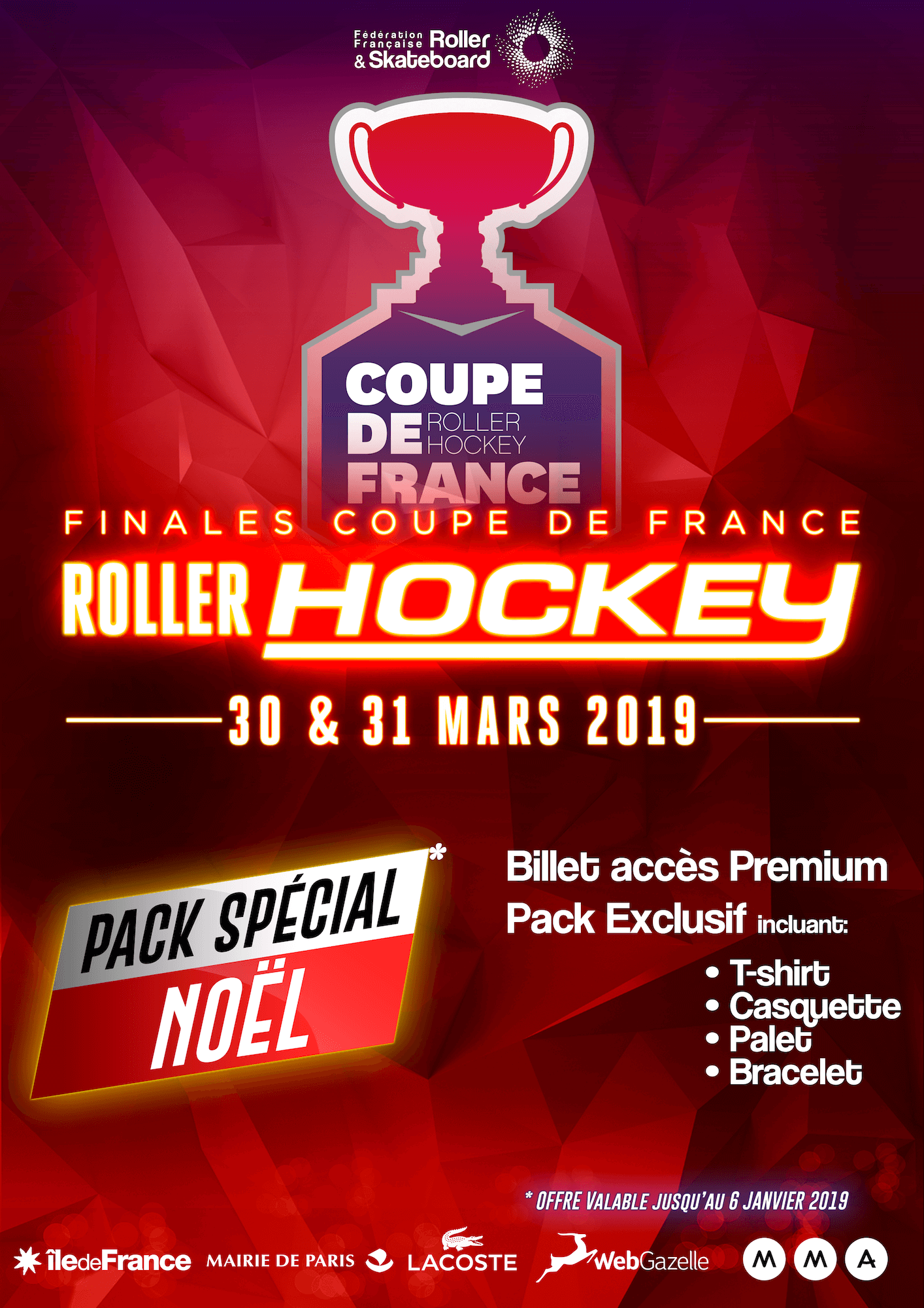 FF Roller - Carpentier 2019 - Pack Noël - Paris - Billetterie Webgazelle