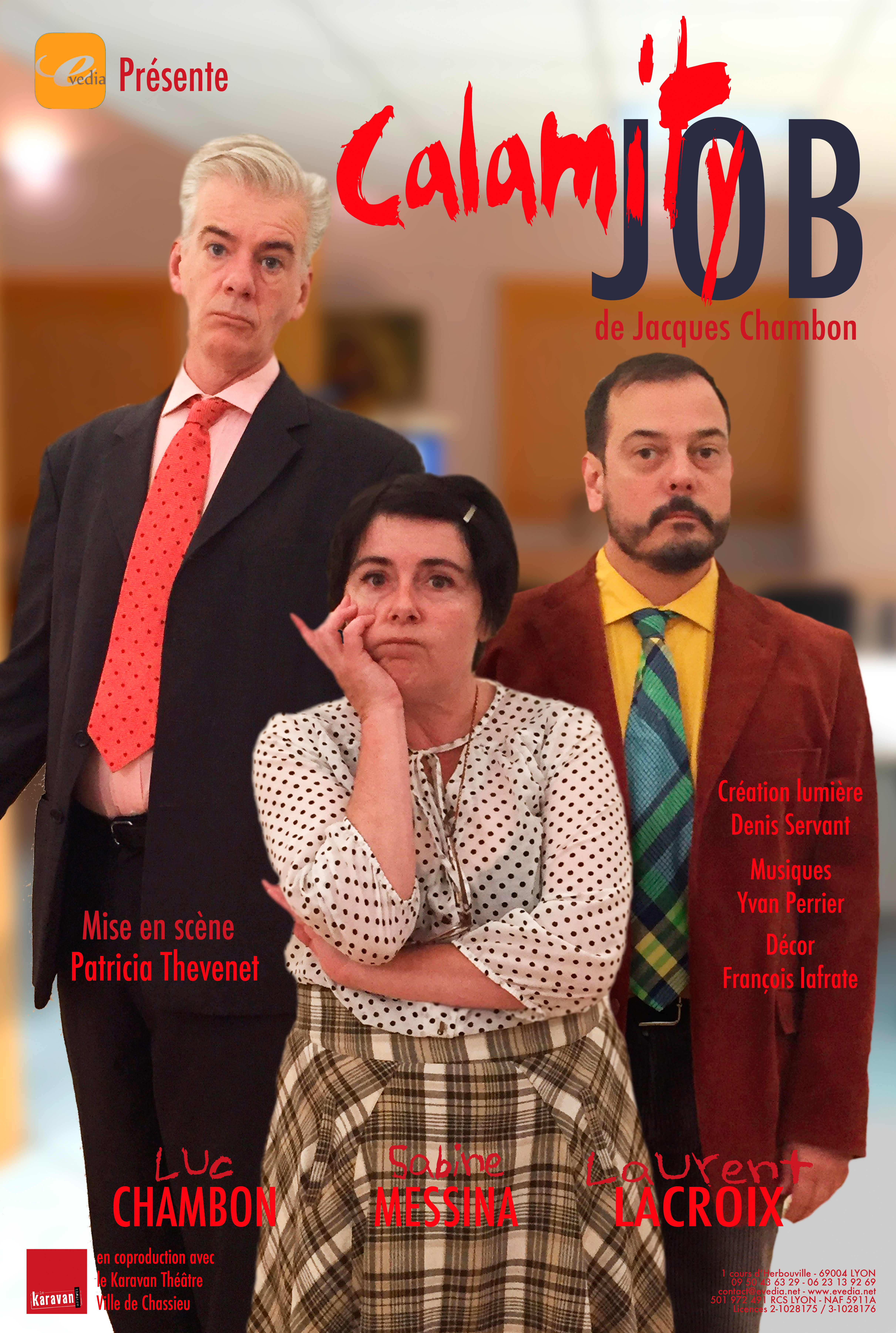 Café théâtre Défonce de rire Calamity Job ClermontFerrand