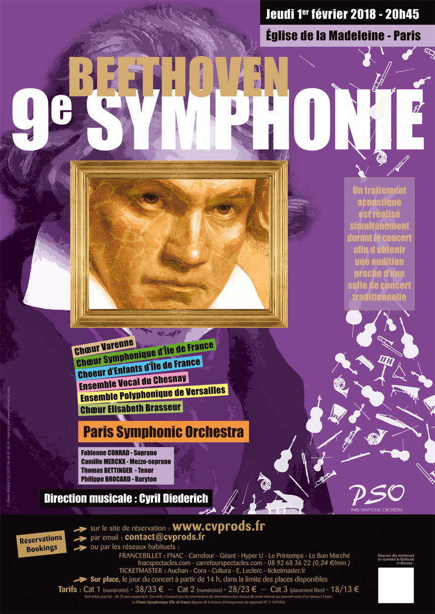 CVPRODS - 9ème Symphonie de BEETHOVEN - Paris - Billetterie Webgazelle
