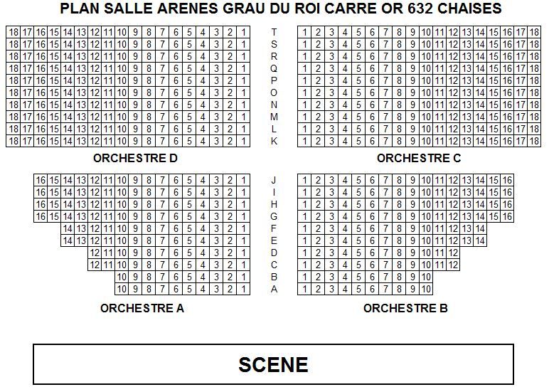 Plan de salle MICHEL JONASZ