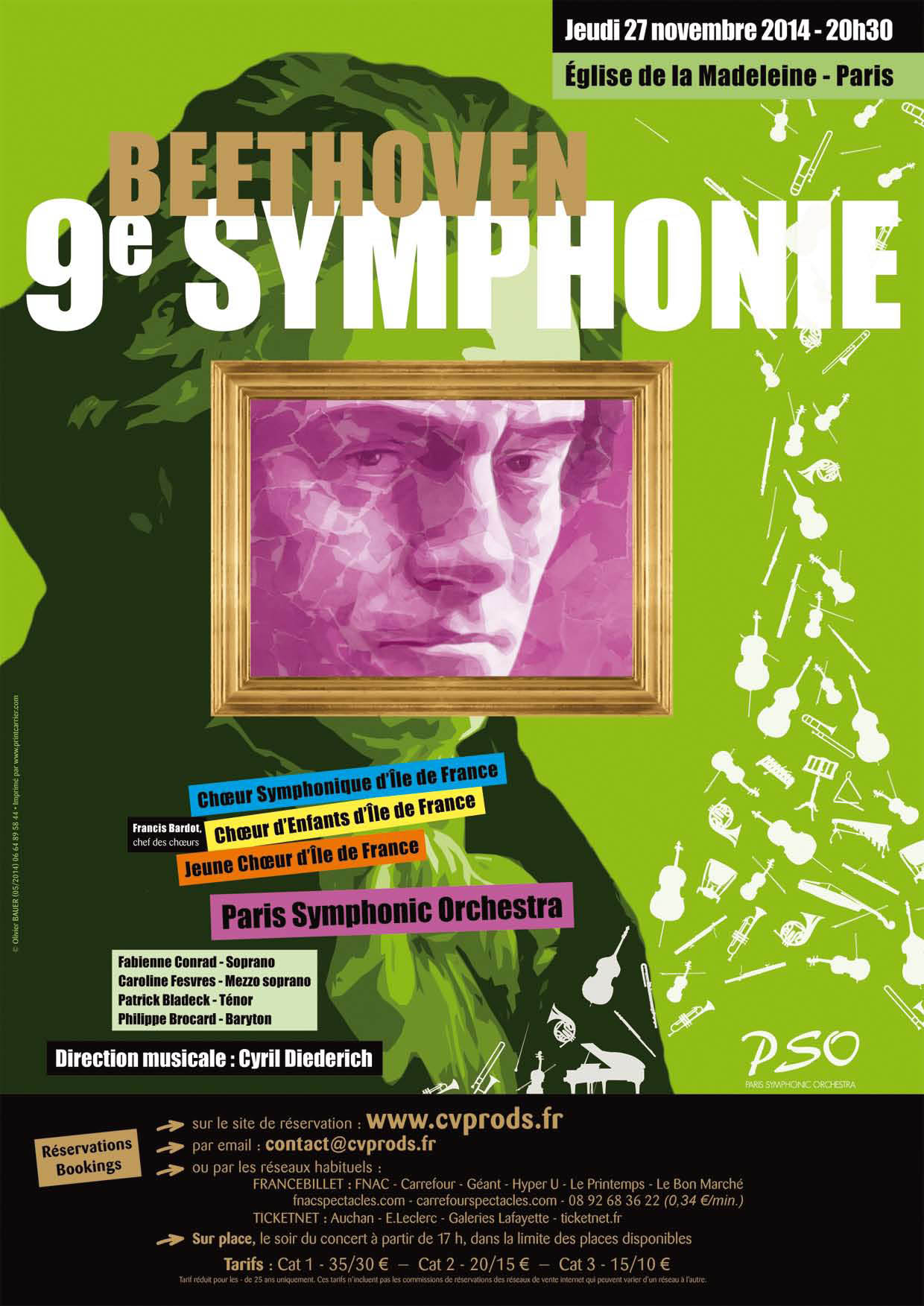 CVPRODS - 9ème Symphonie de BEETHOVEN - Paris - Billetterie Webgazelle