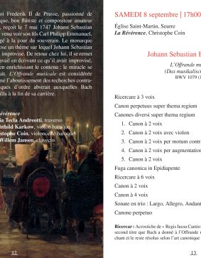 L'Offrande musicale