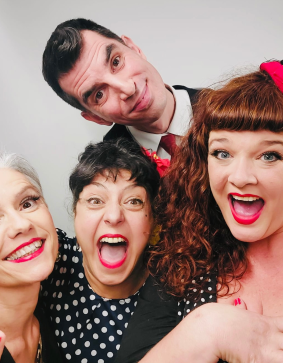 The Magic Beam sisters and Robert