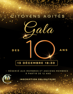 Les 10 ans de Citoyens Agités