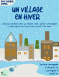 Un village en hiver -...