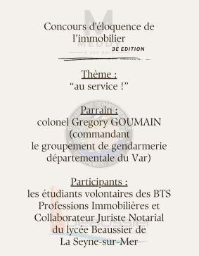 3E CONCOURS D'ELOQUENCE DE L'IMMO'