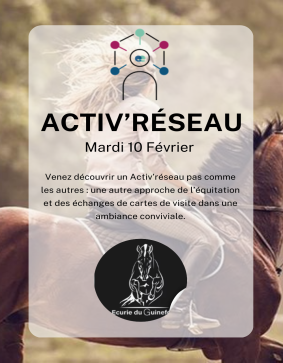 Activ Réseau - Ecurie de Guinefort