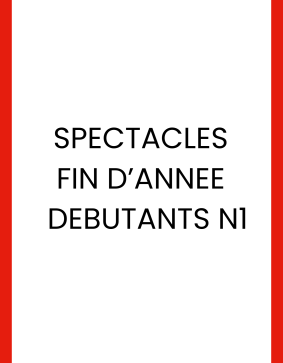 DEBUTANT N1 - Fin d'année