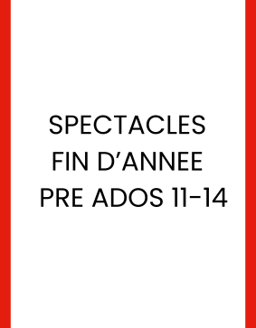 Pre-ado (11-14) Fin d'année