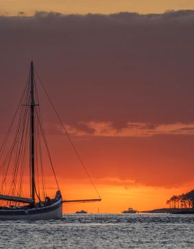 Bon cadeau coucher de soleil